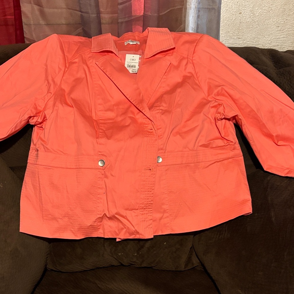 Cato Coral Blazer Jacket